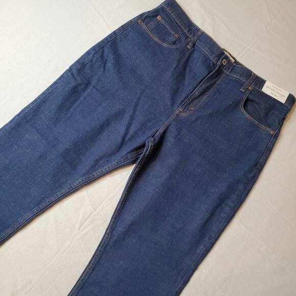 Abercrombie & Fitch Women Size 16S NWT Slim Straight Ultra High Rise Jean Blue - Picture 1 of 9